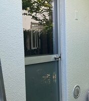 外鍵シャッター取付前