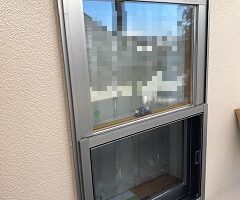 上げ下げ窓にシャッター設置
